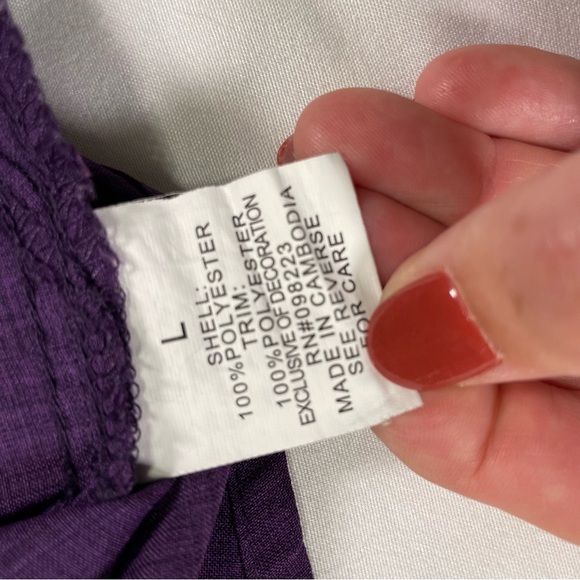 Magellan Fish Gear Purple Vented Fishing Shirt L - Picture 9 of 10